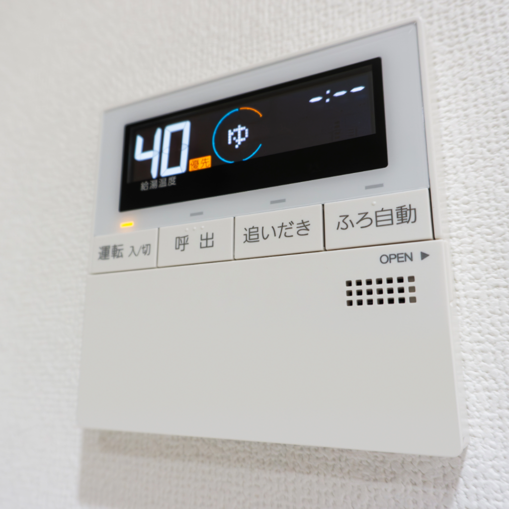 夏に最適なシャワー温度38-40℃の設定
