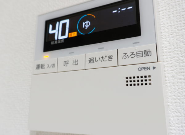 夏に最適なシャワー温度38-40℃の設定