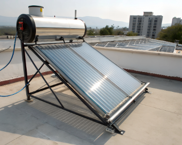 太陽熱温水器 自然循環式
