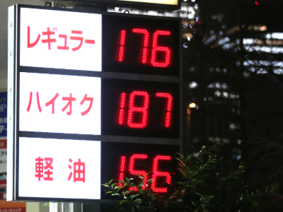 高騰するガソリン価格