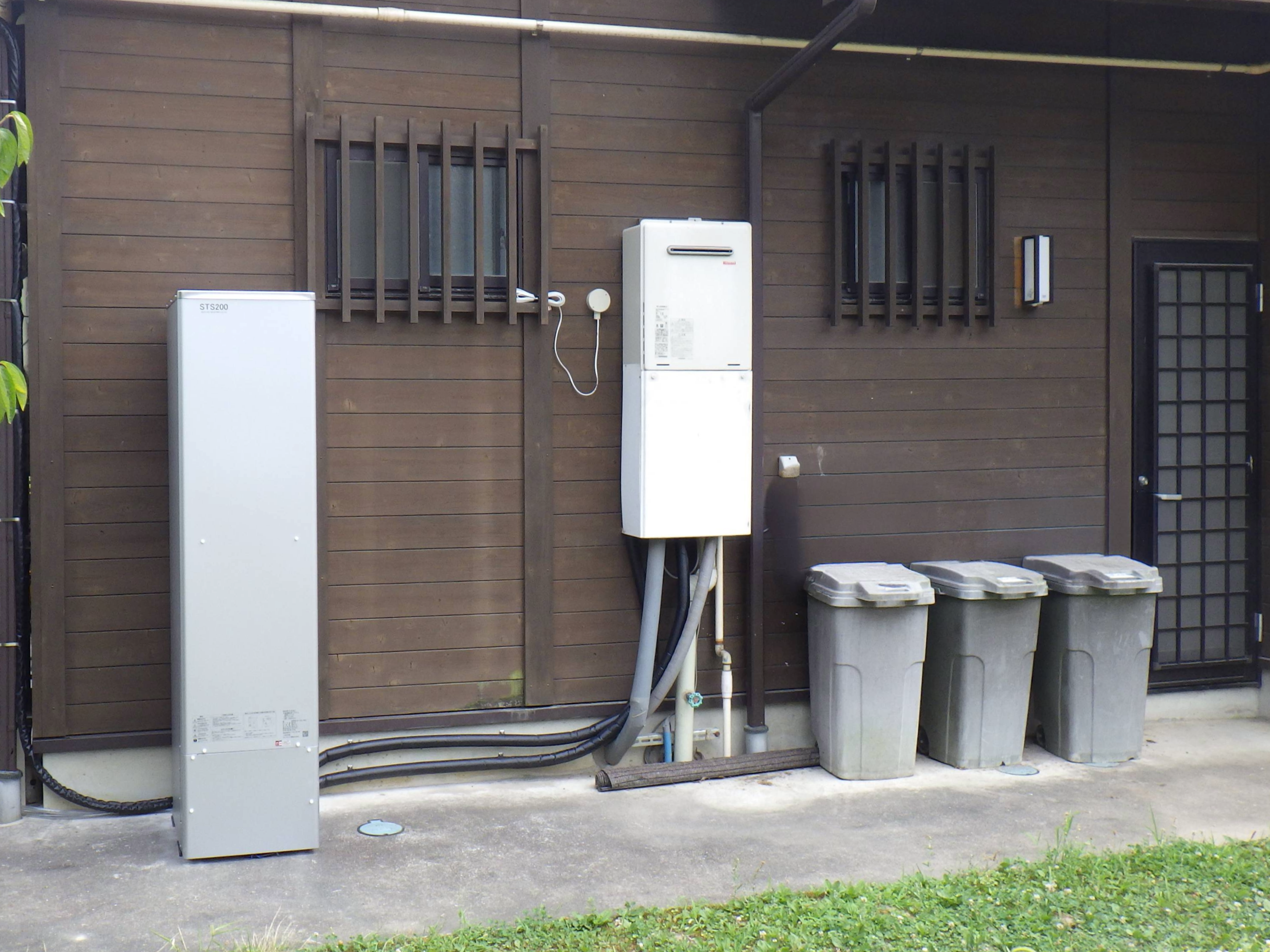 ReTerraと都市ガスの給湯器