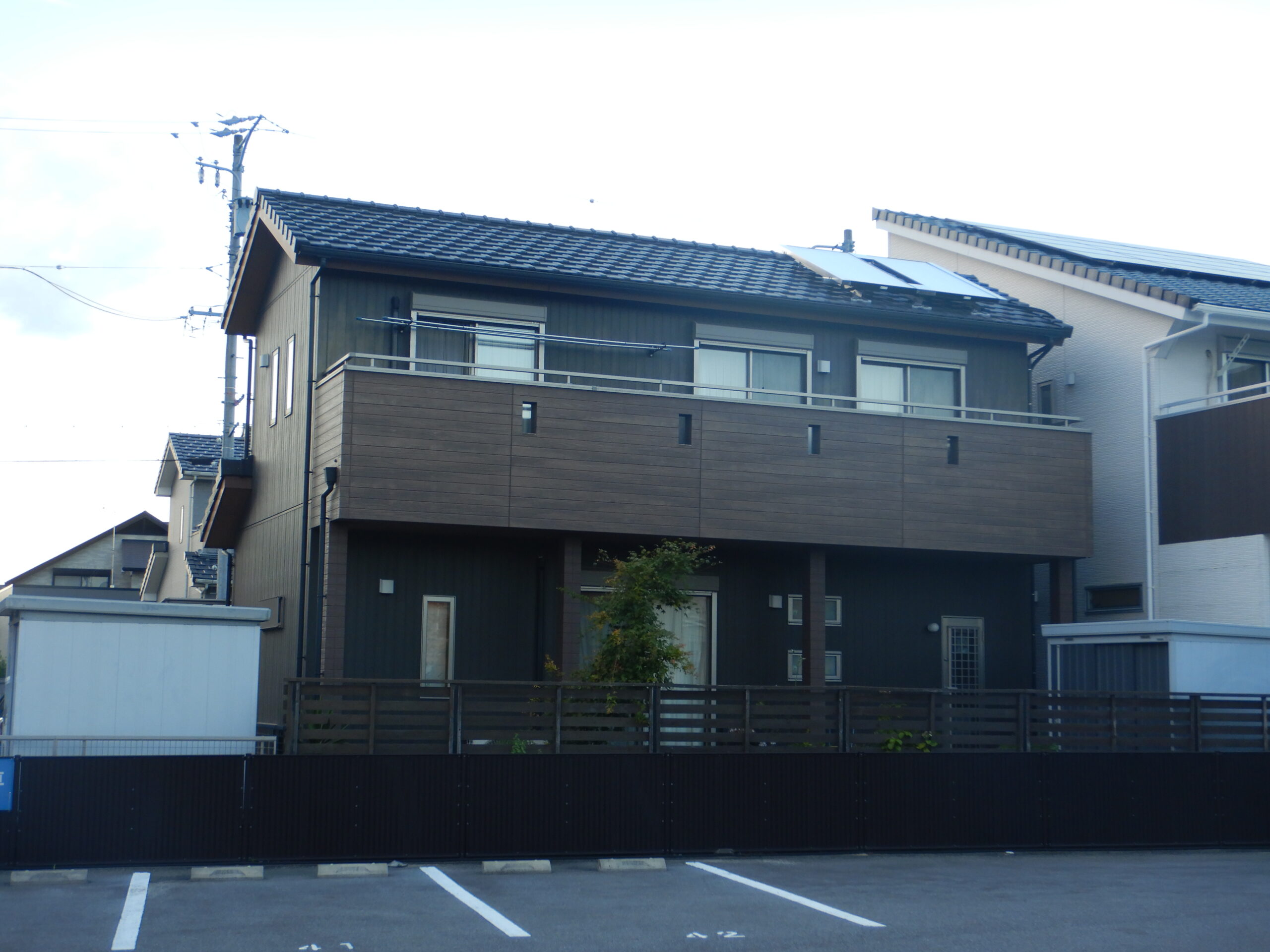 ReTerra設置済み住宅の外観