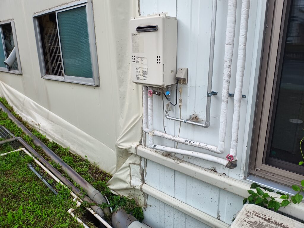 ReTerraの蓄熱ユニットの設置前