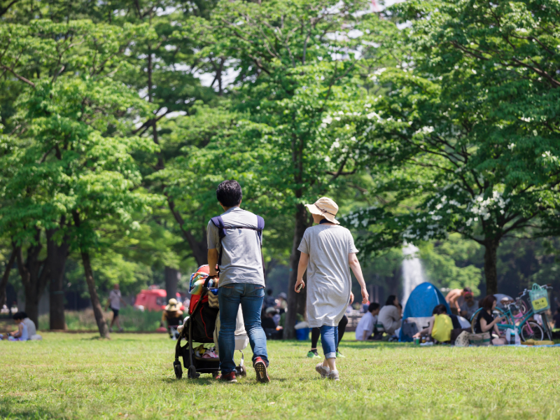 地域住民が集まる様子